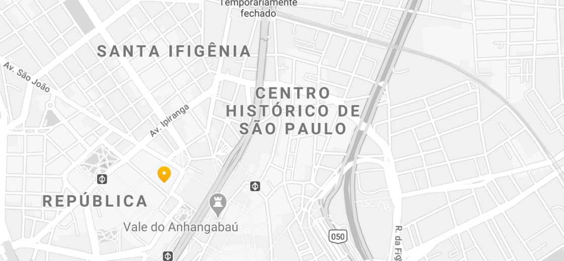 mapa marcando o endereço em Rua, cidade, ES