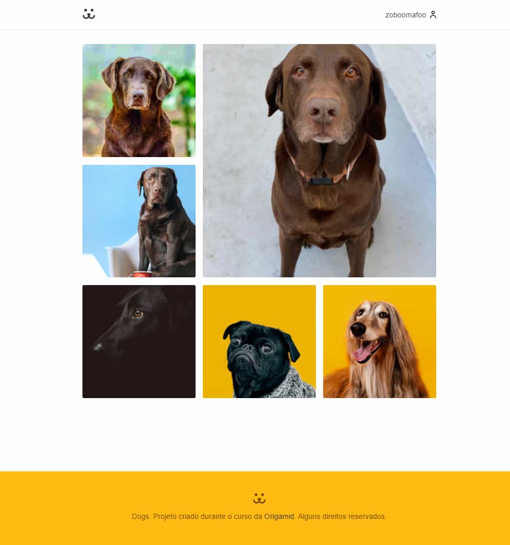 Screenshot dogs home