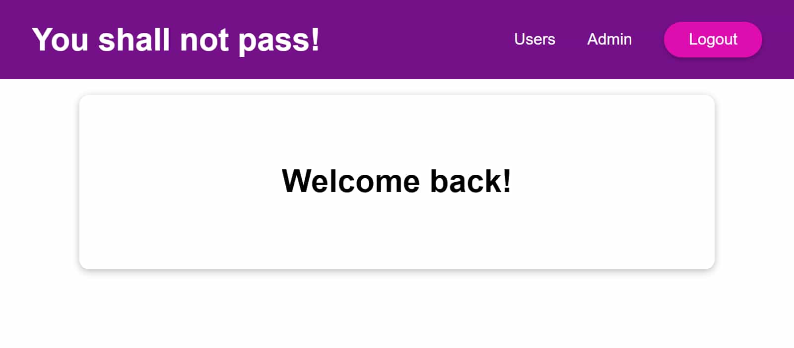 Screenshot login app tela de boas-vindas